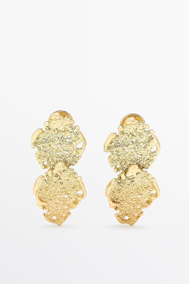 Soyut parçalı küpe - 1