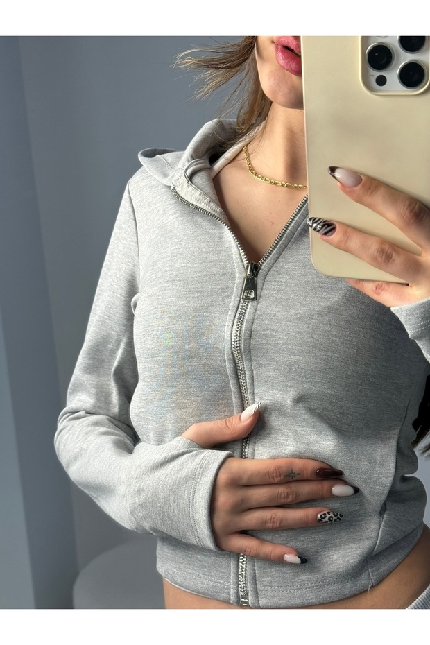 Fermuarlı Hırka - 2