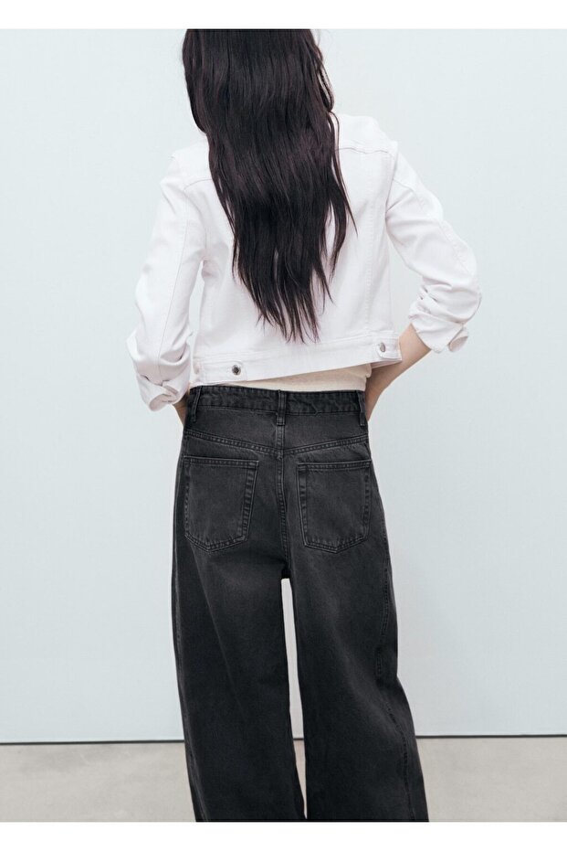 Cepli denim ceket - 4