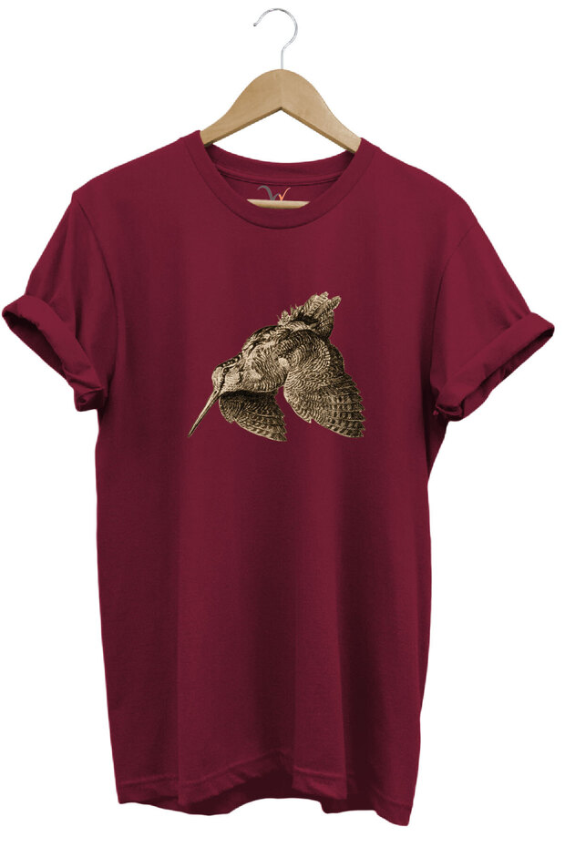 Hunting Hunting Parakeet Printed 100% Cotton Regular Fit Crew Neck T-Shirt