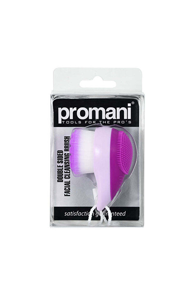 Pink Double Sided Facial Cleansing Brush