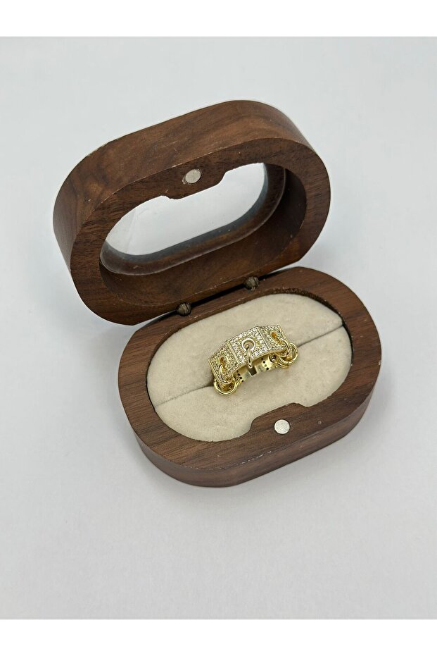 خاتم فضي قابل للتعديل بتفاصيل ساحرة - 3