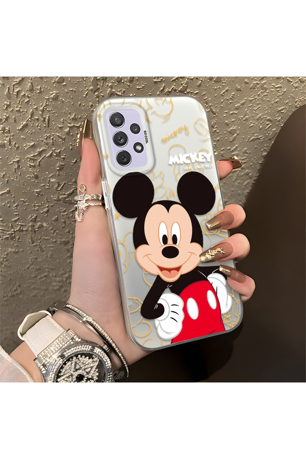 Realme C75 4g Compatible, Cartoon Mickey Mouse Patterned Shock-Resistant Phone Case.