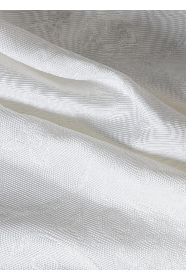 مفرش طاولة مستطيل كريمي 150x230 سم - 2