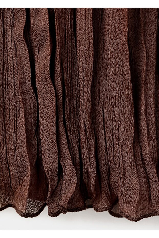 Volanlı şifon bluz - 8