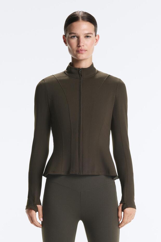 Evermove peplum technical jacket - 1