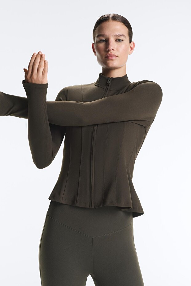 Evermove peplum technical jacket - 5