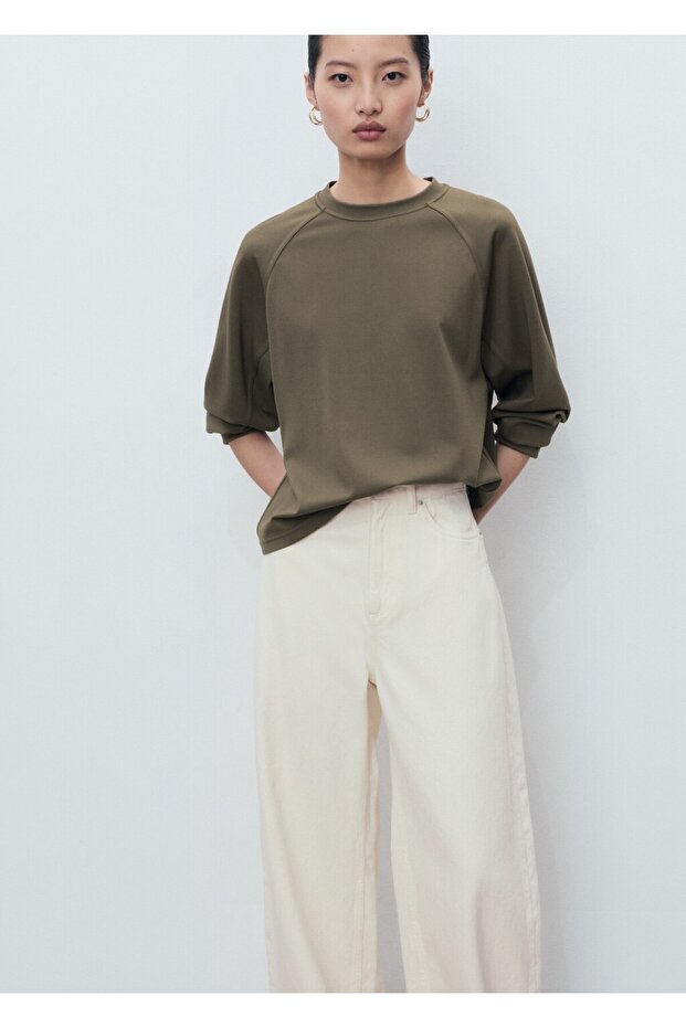 Bisiklet yaka sweatshirt - 7