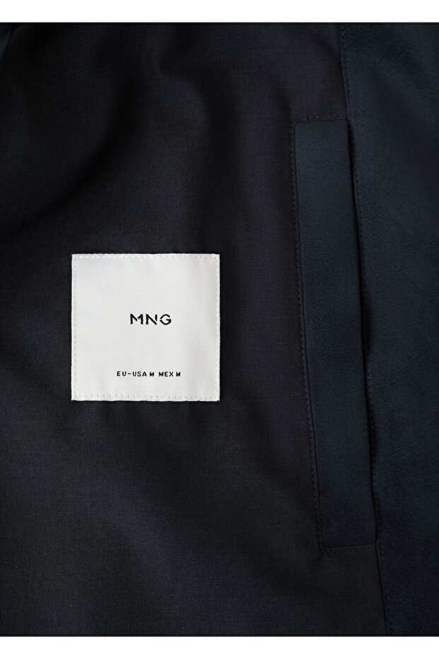 Süet görünümlü bomber ceket - 5