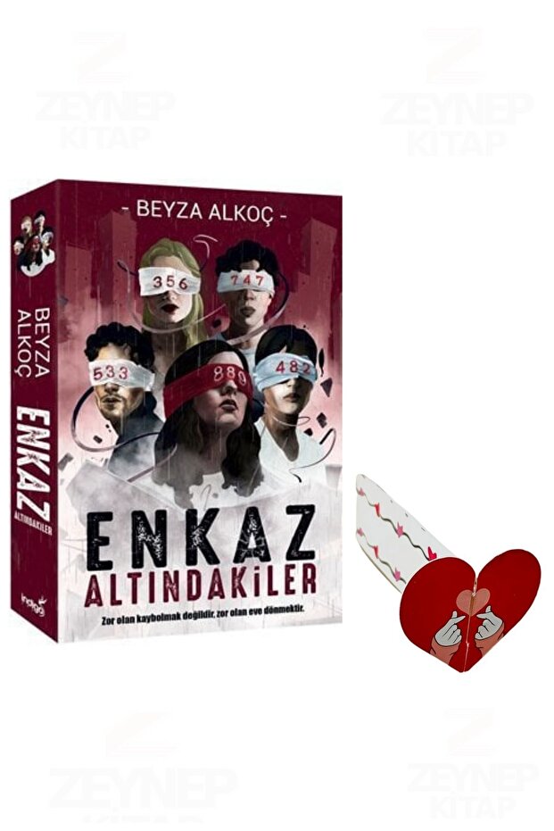 Enkaz Altındakiler(Karton Kapak)Özel Tasarım Kalp Ayraç Hediyeli