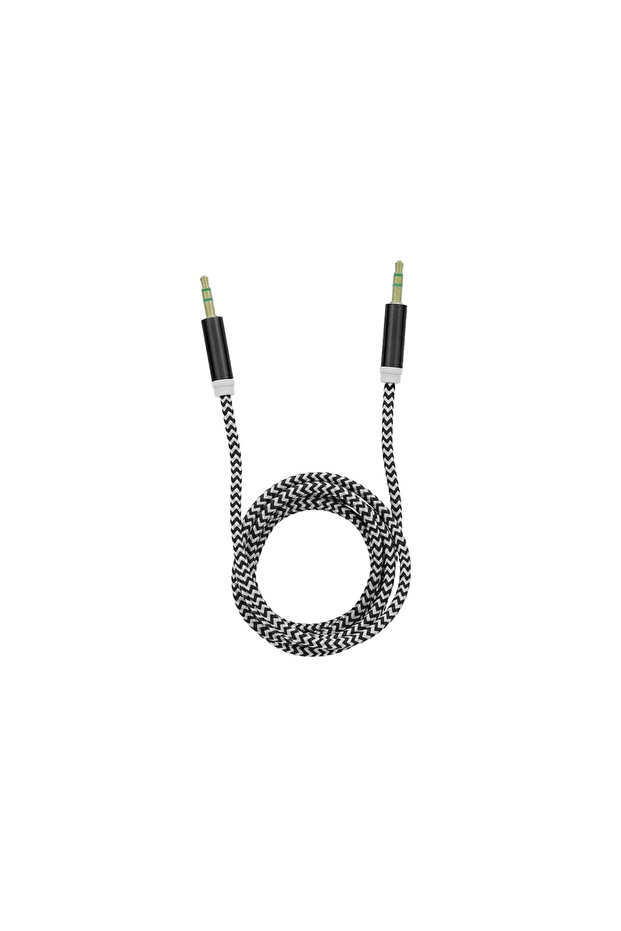 Cablu audio Basic jack 3.5mm, 1m, negru - 2