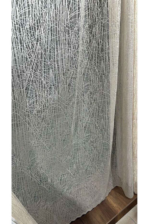 Vista Modern Design Dense Pleated Tulle Curtain