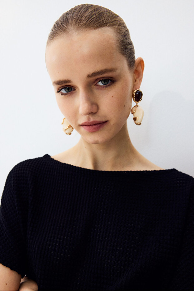 Yarasa Kollu Jarse Üst - 2