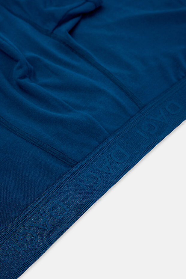 بوكسر ميكرو مودال منقوش باللون الأزرق الداكن 4210 - 3