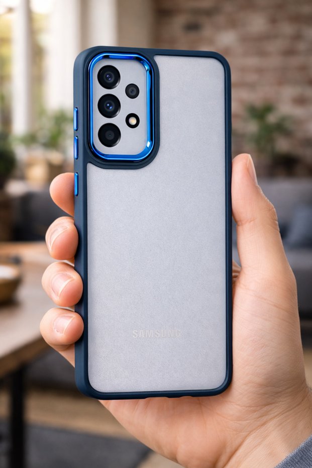 Samsung A33 5g Compatible Shockproof Silicone Case with Camera Protrusion Protected