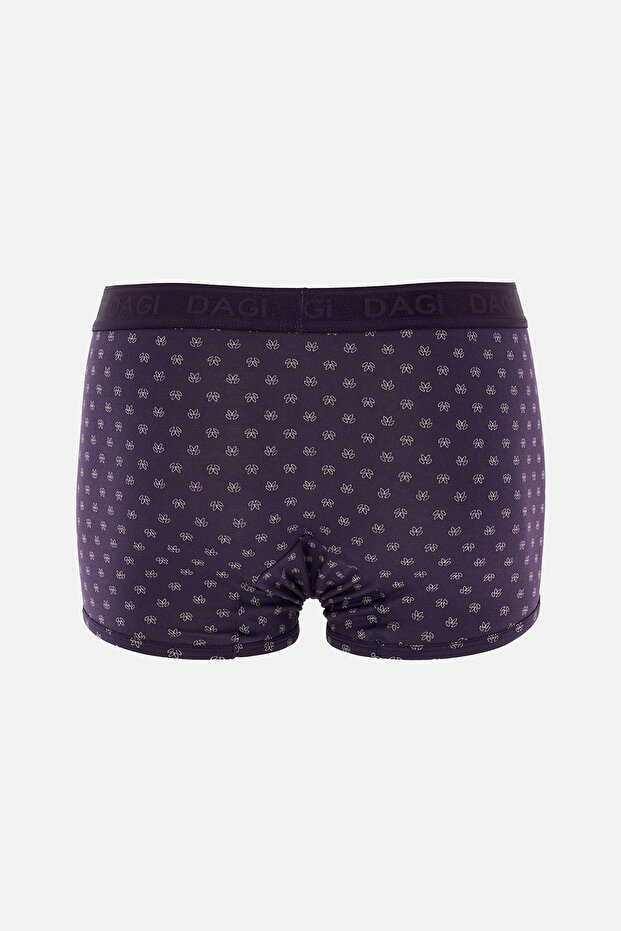 Antrasıt 4210 Desenli Micro Modal Boxer - 2