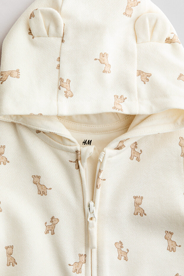 Baskılı Velur Tulum - 2