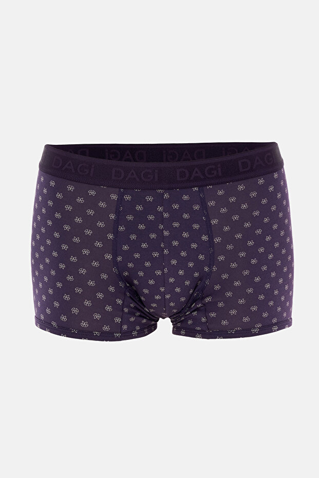 Antrasıt 4210 Desenli Micro Modal Boxer - 1