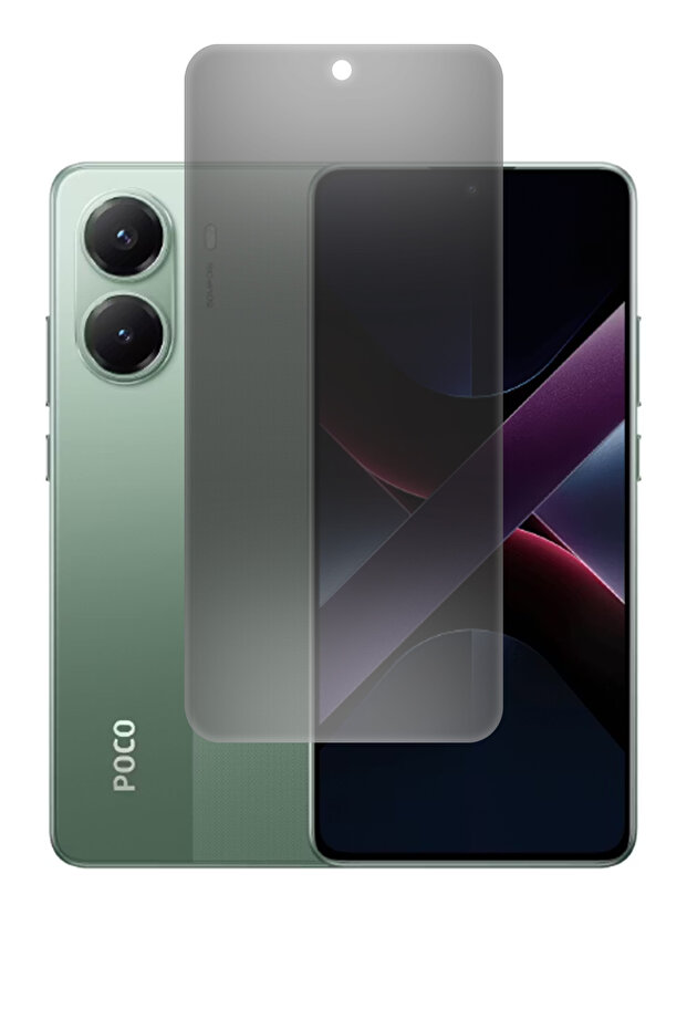 واقي شاشة Poco X7 Pro Mat Privacy Hayalet Nano مرن ومقاوم للكسر - 1