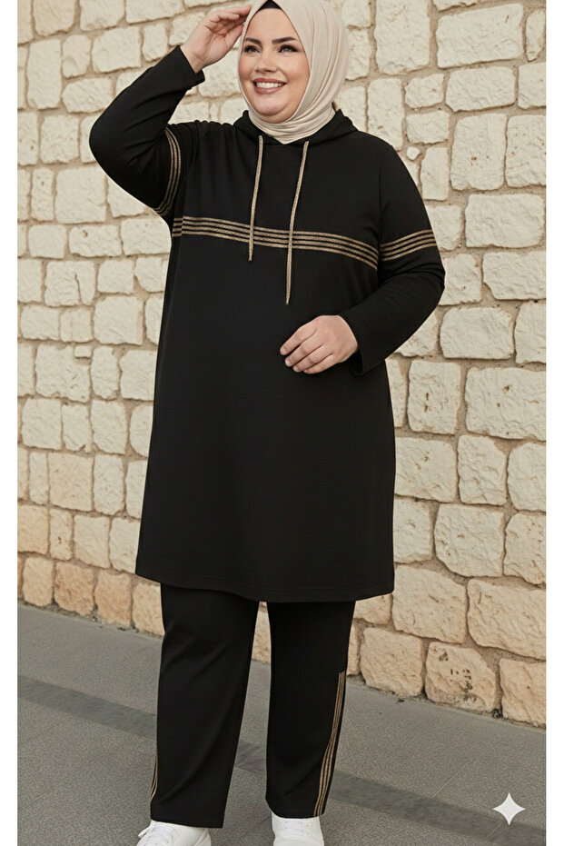 Plus Size Sweatsuit Set - 1