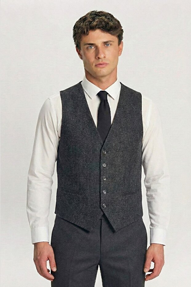 Antrasit VEST SUIT - 2