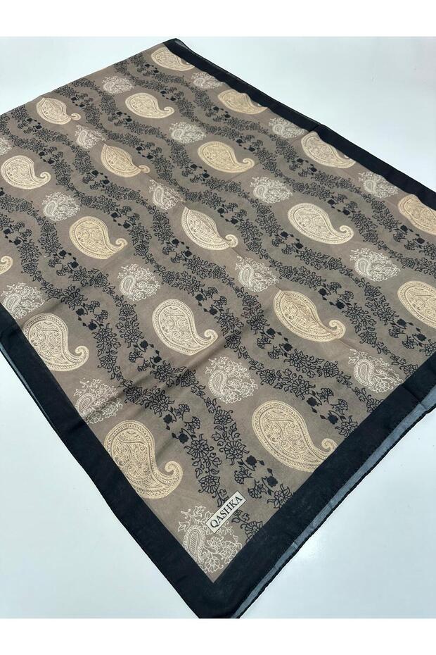 Qashka Soft Cotton Shawl Etro Pattern Lbd1419