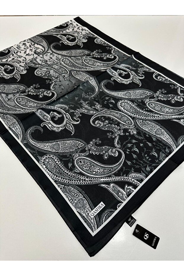 شال حرير ساتان QASHKA بنمط Etro LBT0101