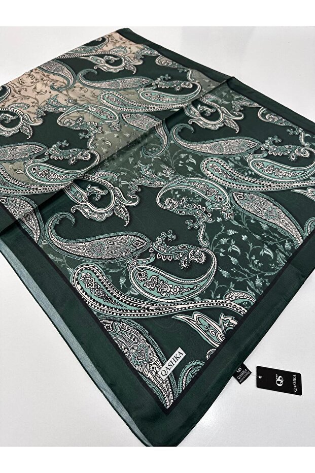 شال حرير ساتان QASHKA بنمط Etro LBT0109