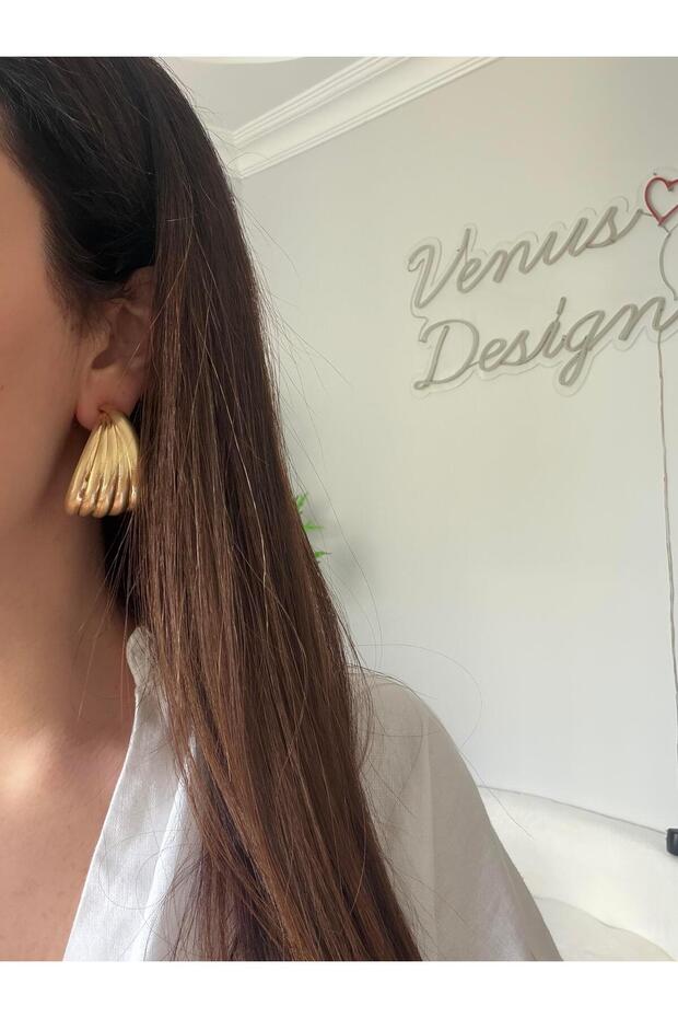 Çelik Buke Küpe - 2