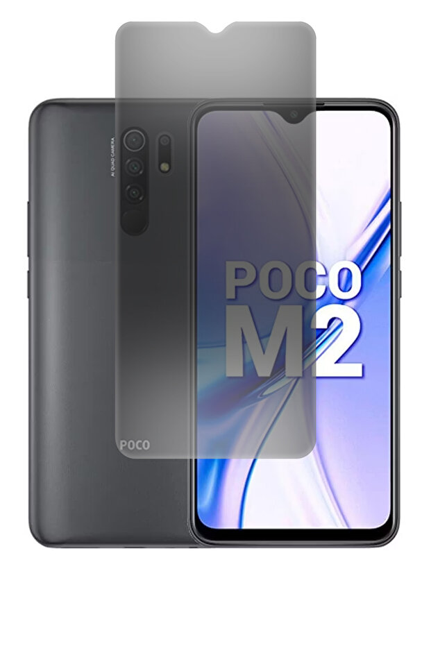 واقي شاشة Poco M2 Matte Privacy Ghost Nano مرن غير قابل للكسر
