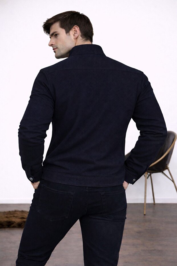 سترة مبطنة بقماش مرن مريح وقابل للتنفس - 4