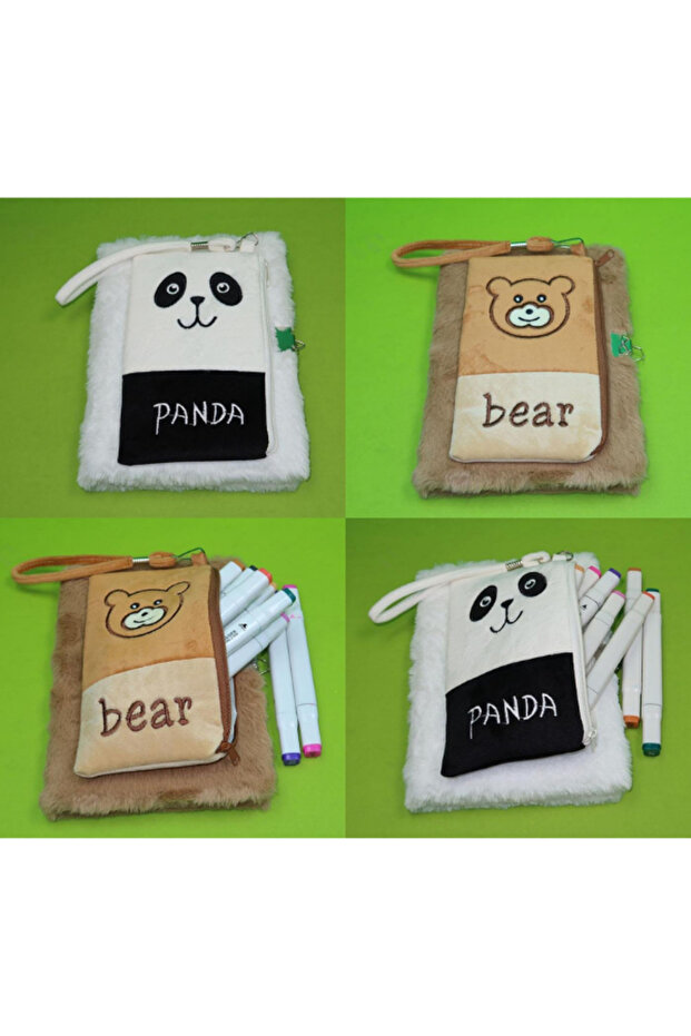 دفتر ملاحظات من القطيفة مع حقيبة قابلة للقفل، 80 ورقة مسطرة - 3