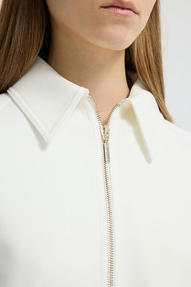 Fermuarlı Örme Ceket - 2