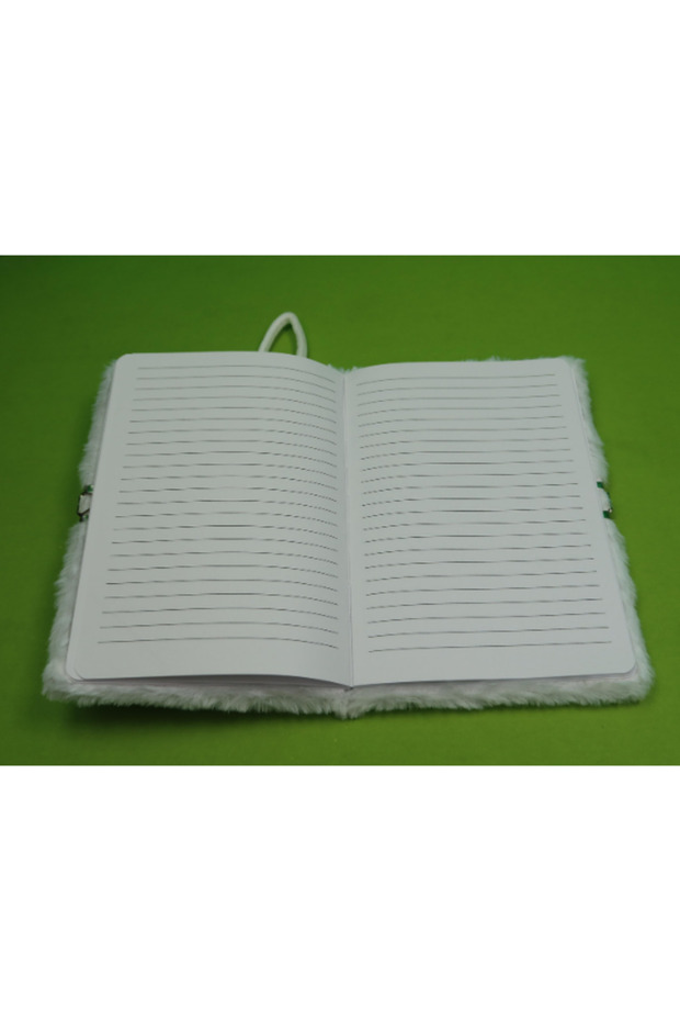 دفتر ملاحظات من القطيفة مع حقيبة قابلة للقفل، 80 ورقة مسطرة - 4