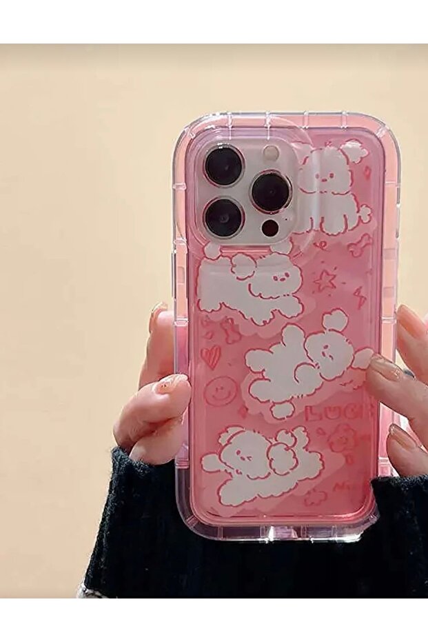 حافظة آيفون 13 برو ماكس بنمط لطيف - 1