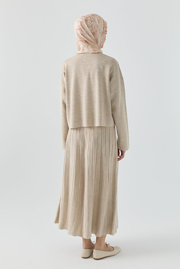 Triko Takım - Bej - 5