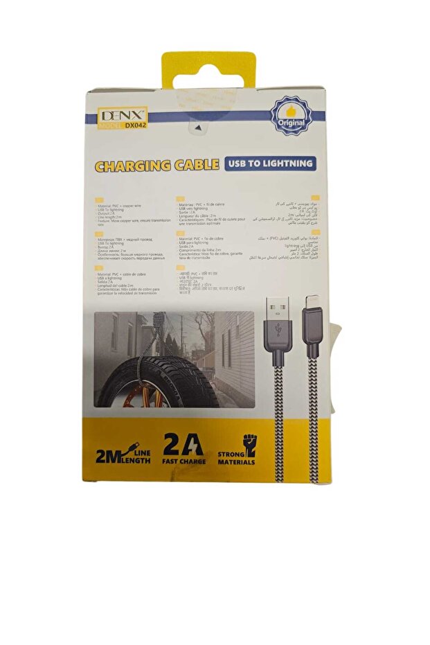 كيبل دينيكس تايب سي شحن سريع + مكرو DX042 - 2