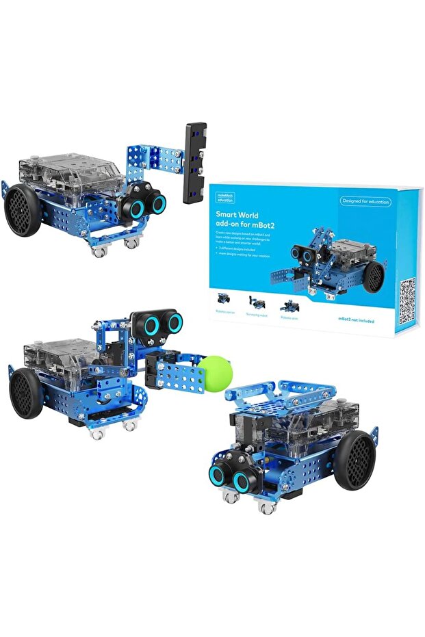 3'ü 1 Arada Ek Modül, Akıllı Dünya mBot2 Programlanabilir Robot Oyuncak - 1