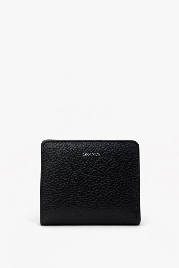 Genuine Leather Women's Wallet Black 2830