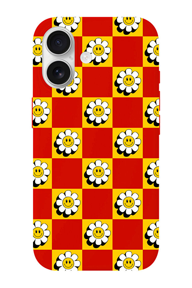 حافظة هاتف آيفون 17 بنمط ديزي من الجلد السويدي - 1