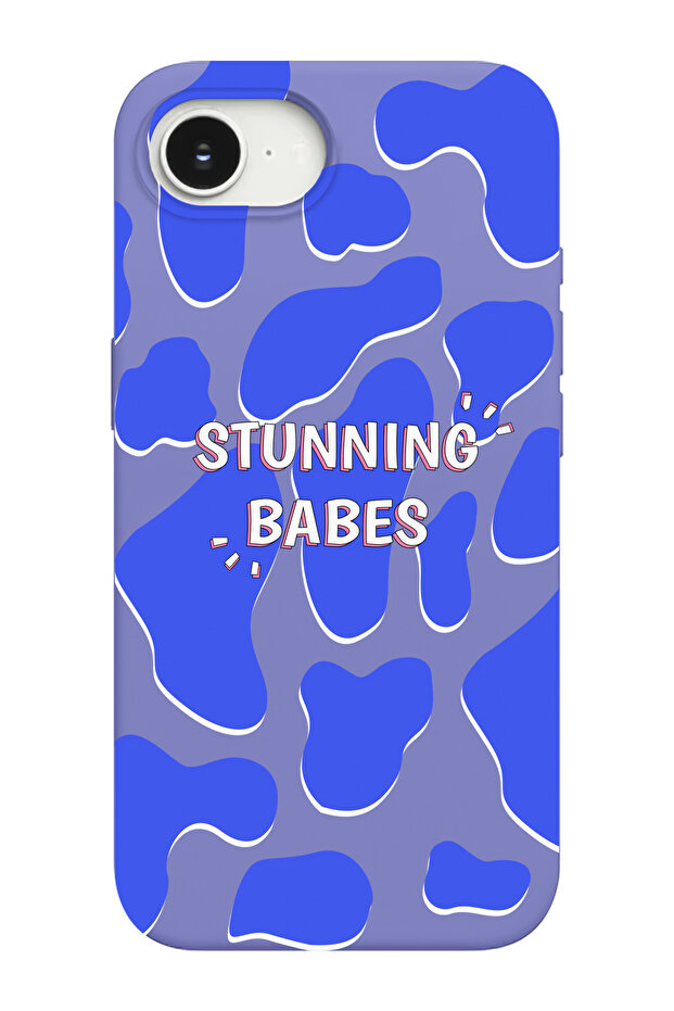 iPhone 16E Compatible Sunning Babes Patterned Suede Inside Launch Phone Case - 1