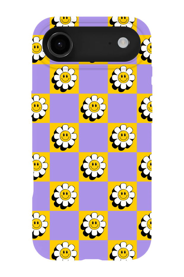 iPhone 17Air Compatible Daisy Patterned Suede Inside Launch Phone Case - 1