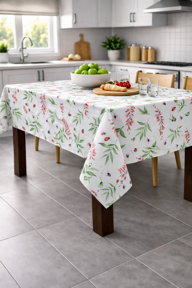 Oilcloth Tablecloth – Waterproof, Stain-Resistant, Easy to Clean Pvc