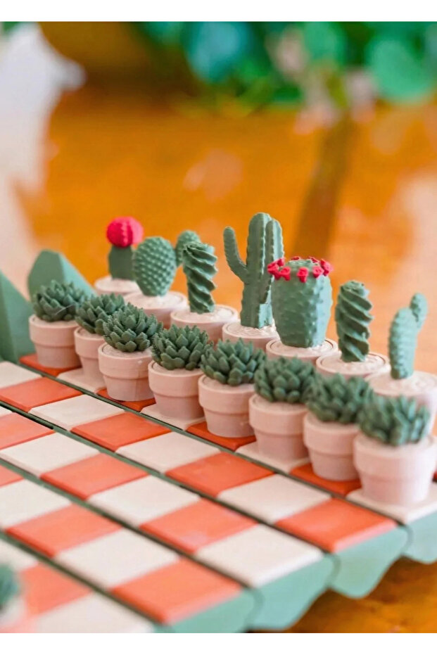 Kaktüs Satranç Seti - 6