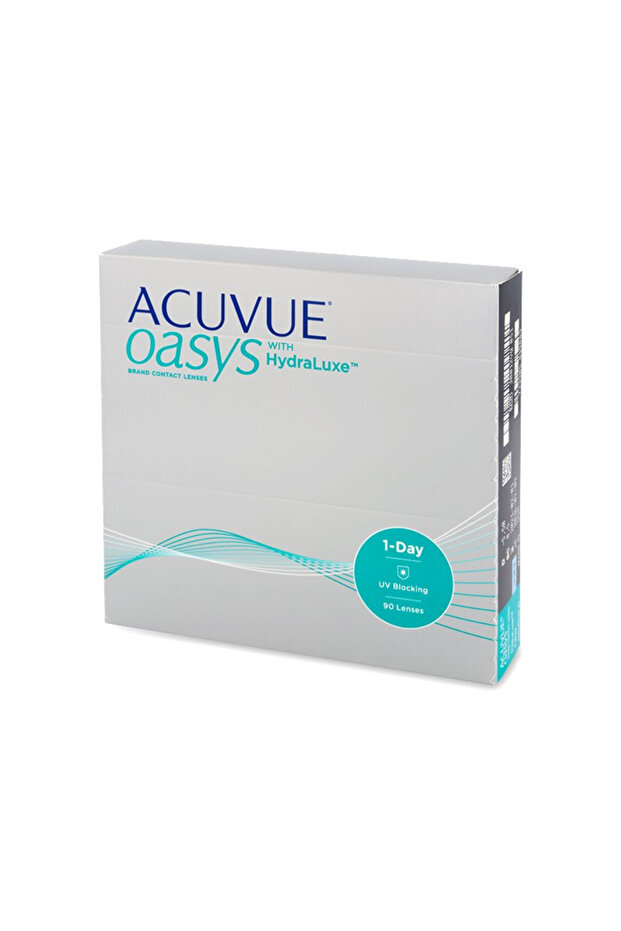 Oasys 1-Day with HydraLuxe Pack Of 90, Daily Disposable Contact Lenses, Clear Contact Lenses
