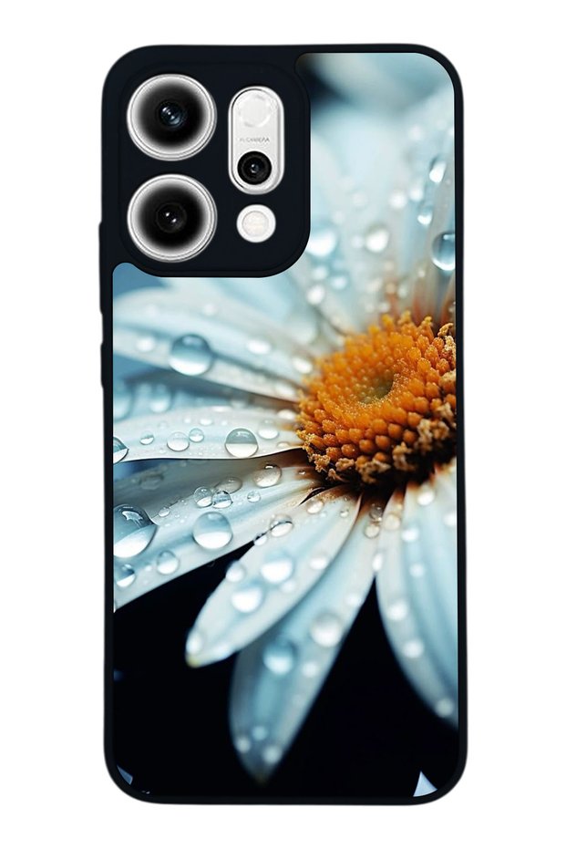 Oppo Reno 14 Compatible Cicek Design Glossy Premium Case