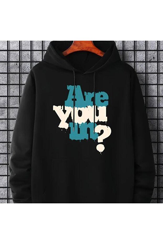Unisex Black Oversize 3 Thread Raster Sweatshirt - Premium Quality High Resolution Printed