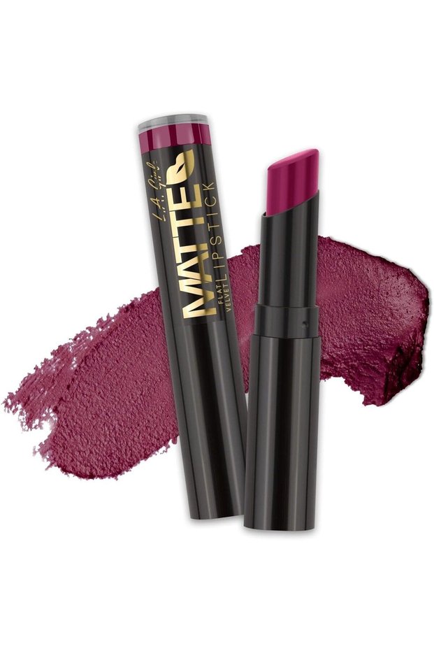 L. A. Matte Flat Velvet Lipstick GLC 823 - Va Moom, 3 gm