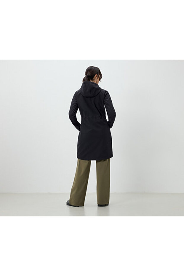 Kadın Softshell Palto, Siyah - 3