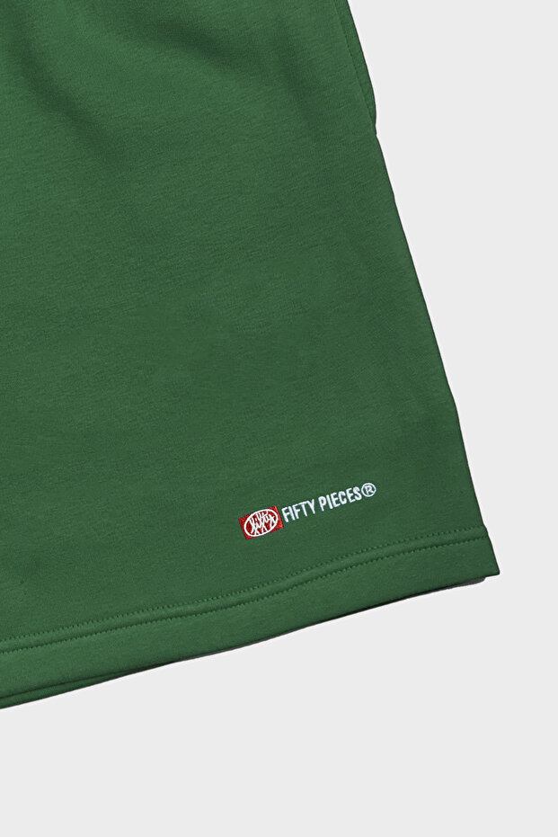 Yeşil Bermuda Jogger Şort - 6